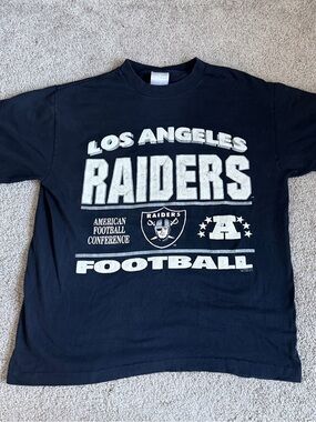 Los Angeles Raiders Black Graphic Tee